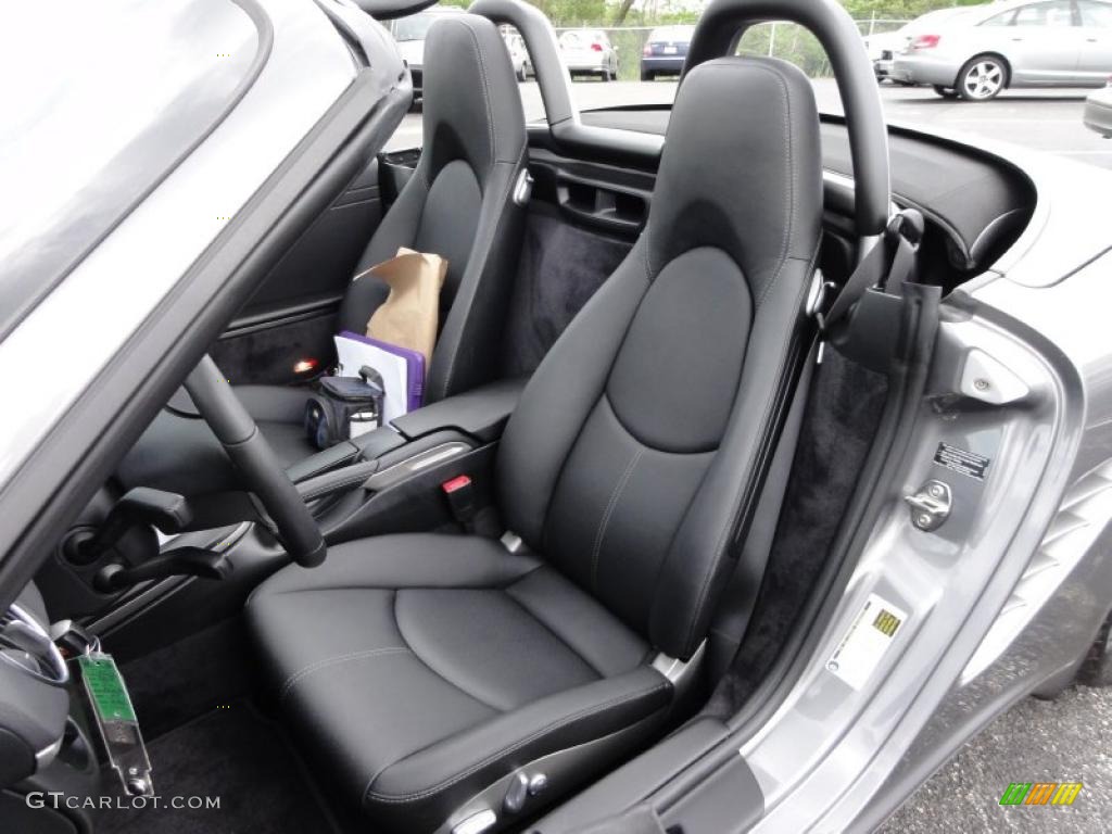 Black Interior 2008 Porsche Boxster Standard Boxster Model Photo #48708670