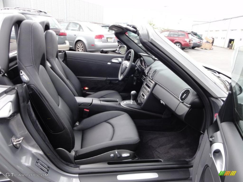Black Interior 2008 Porsche Boxster Standard Boxster Model Photo #48708712