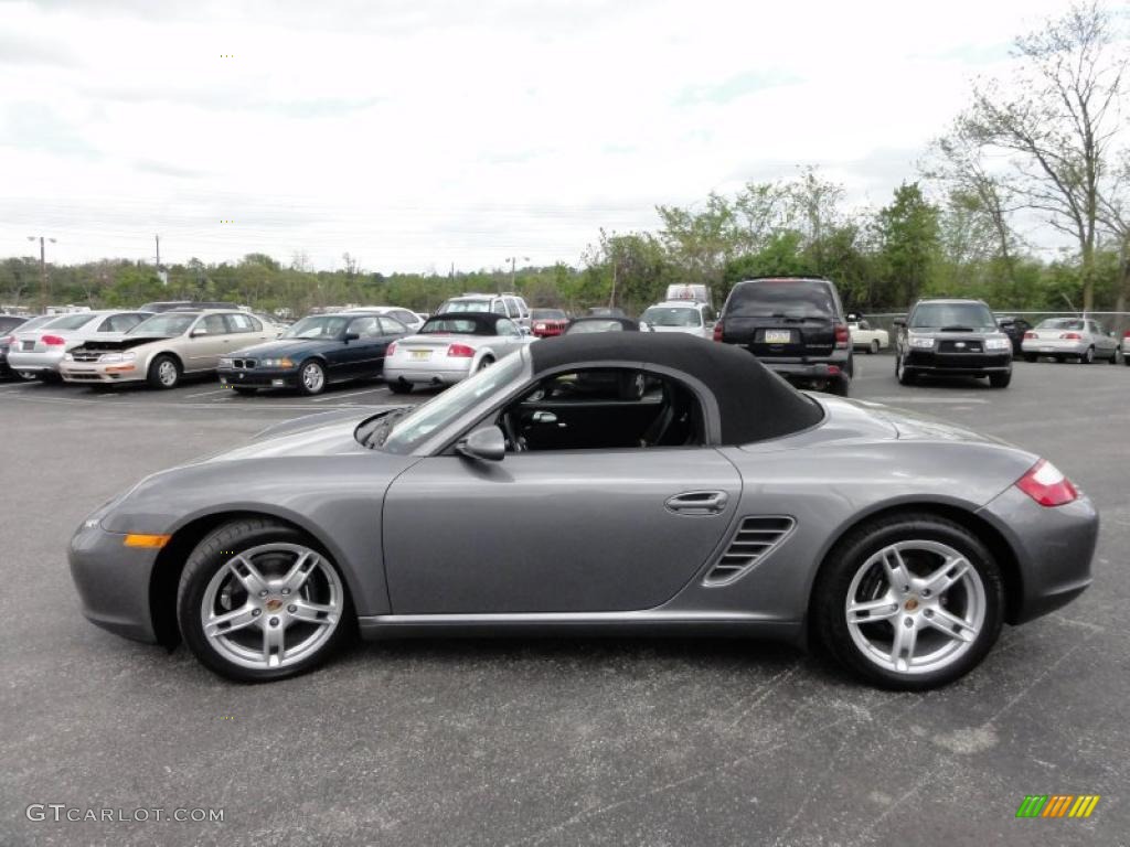Meteor Grey Metallic 2008 Porsche Boxster Standard Boxster Model Exterior Photo #48709006