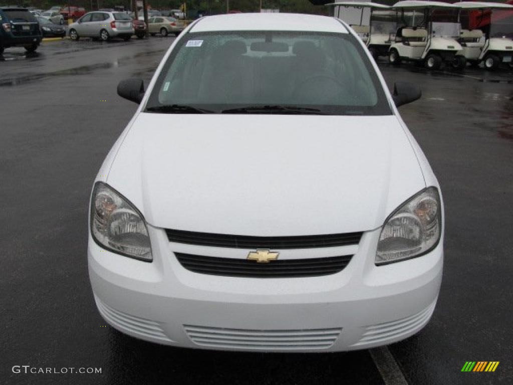 2010 Cobalt LS Sedan - Summit White / Gray photo #4