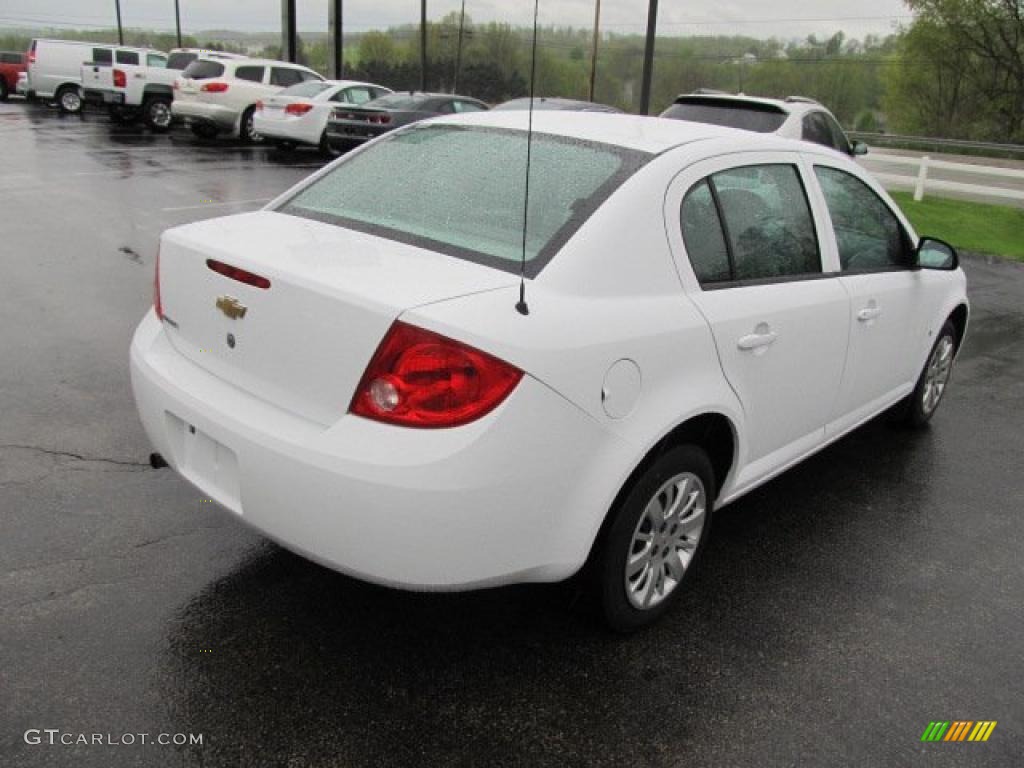 2010 Cobalt LS Sedan - Summit White / Gray photo #9