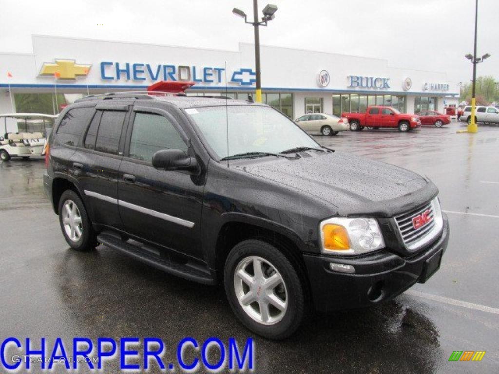 2008 Envoy SLT 4x4 - Onyx Black / Ebony photo #1