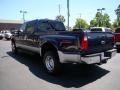 2008 Dark Blue Pearl Metallic Ford F350 Super Duty Lariat Crew Cab 4x4 Dually  photo #6