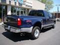 2008 Dark Blue Pearl Metallic Ford F350 Super Duty Lariat Crew Cab 4x4 Dually  photo #8