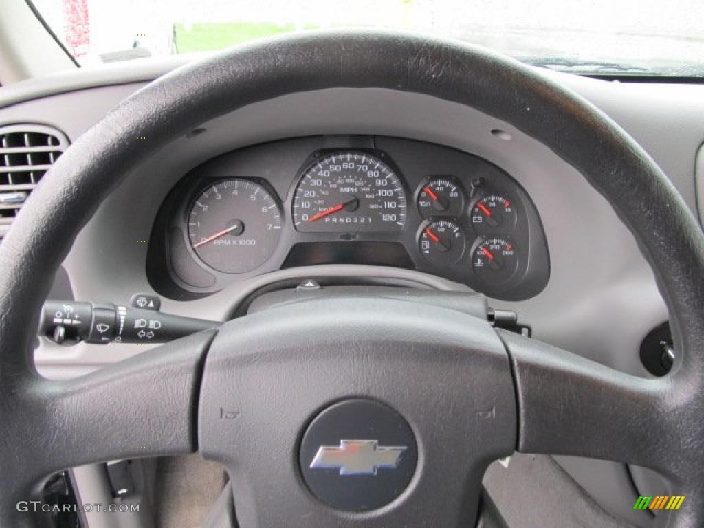 2007 TrailBlazer LS 4x4 - Black / Light Gray photo #18