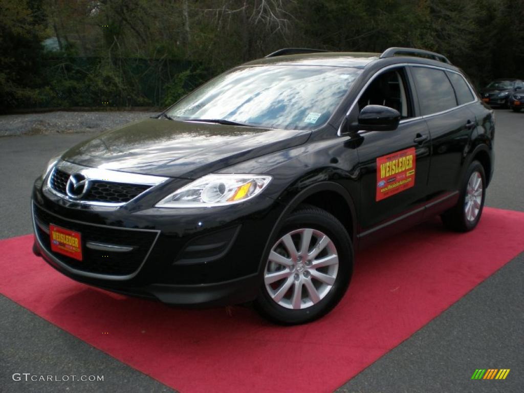 2010 CX-9 Touring AWD - Brilliant Black / Black photo #1