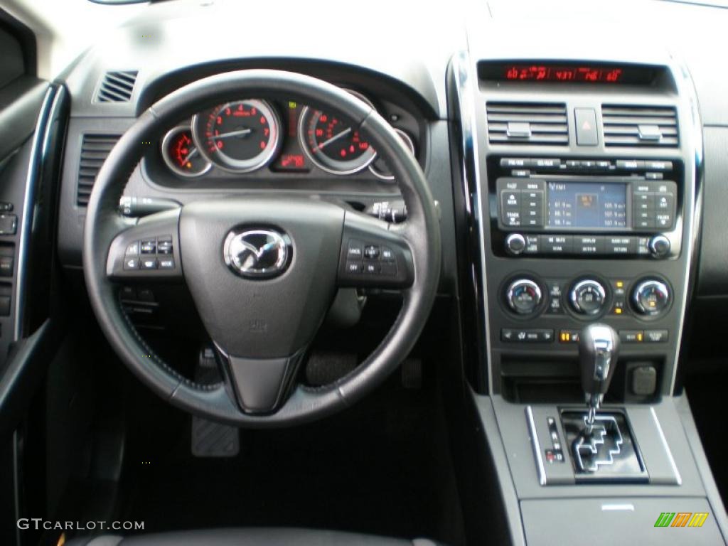 2010 Mazda CX-9 Touring AWD Black Dashboard Photo #48712192
