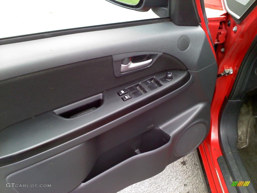 2008 SX4 Crossover Touring AWD - Vivid Red / Black photo #9