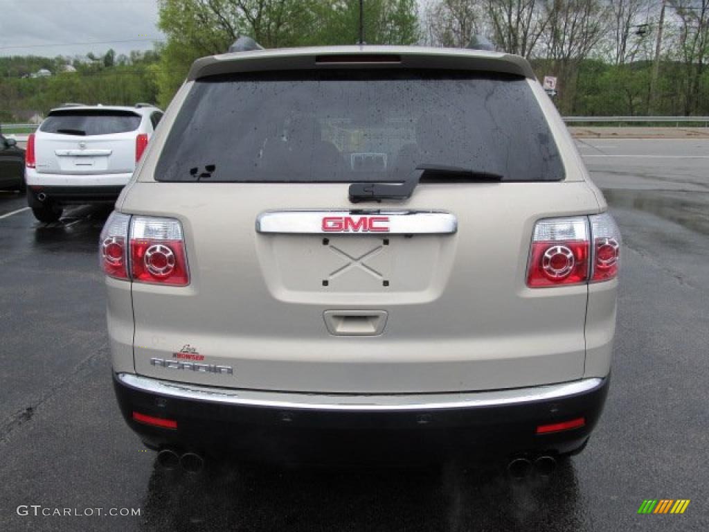 2010 Acadia SLE - Gold Mist Metallic / Ebony photo #7