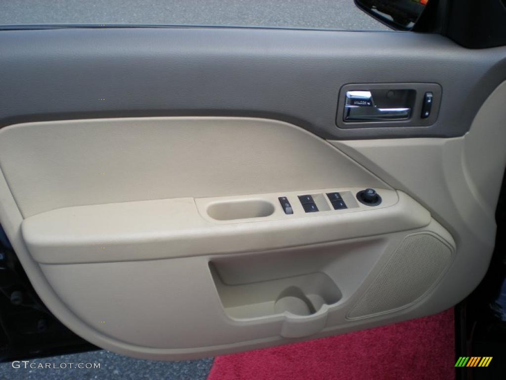 2008 Fusion S - Black Ebony / Camel photo #11