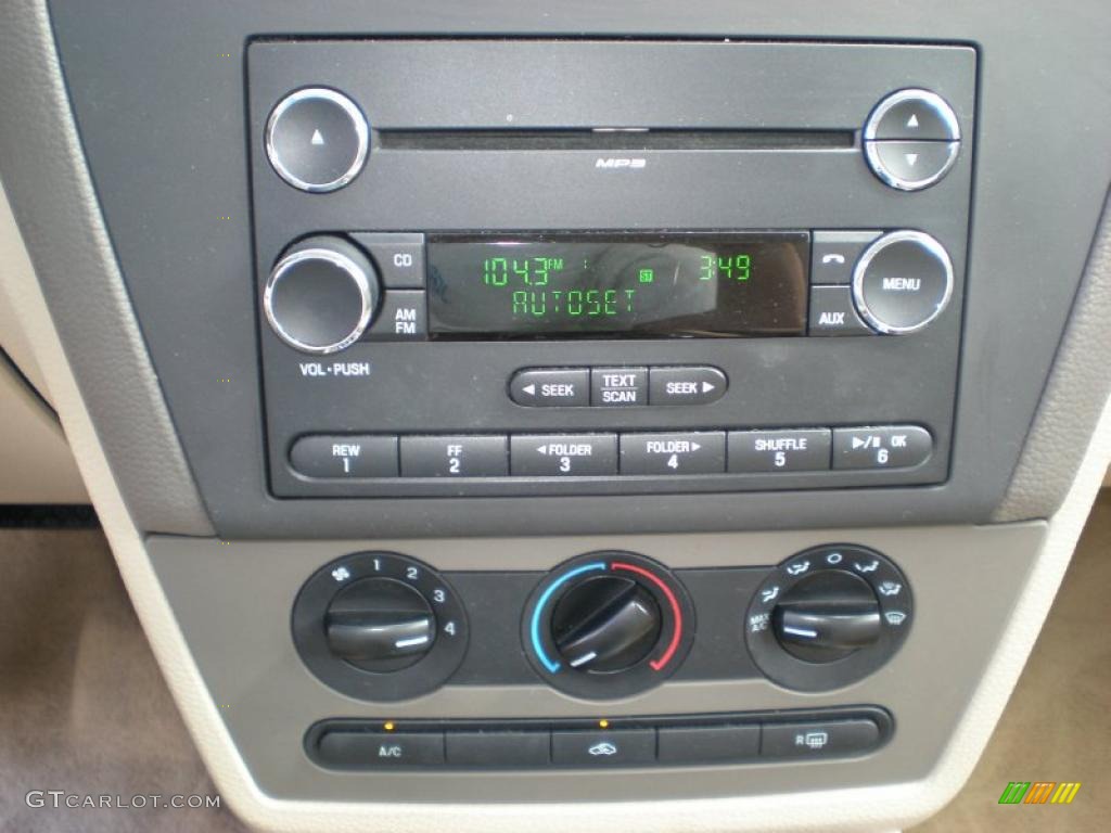 2008 Fusion S - Black Ebony / Camel photo #15