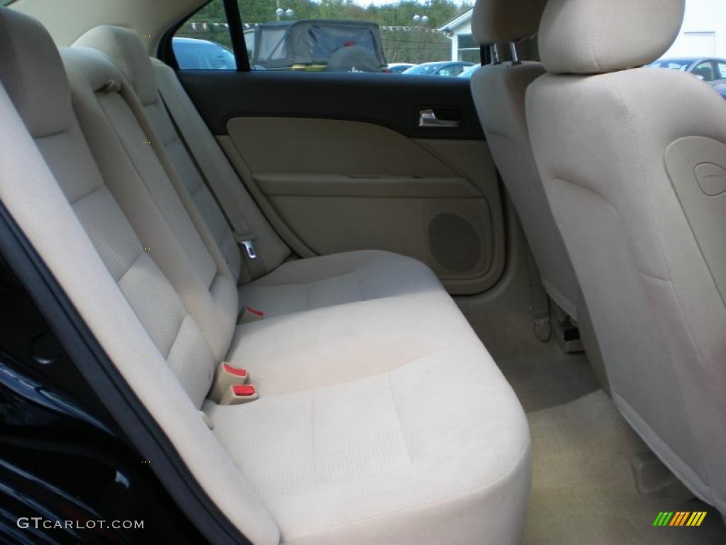 2008 Fusion S - Black Ebony / Camel photo #22