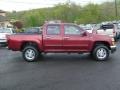 2010 Merlot Jewel Metallic GMC Canyon SLT Crew Cab 4x4  photo #8