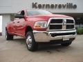Flame Red 2011 Dodge Ram 3500 HD ST Crew Cab 4x4 Dually