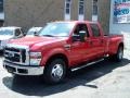 Vermillion Red - F350 Super Duty XLT Crew Cab Dually Photo No. 1