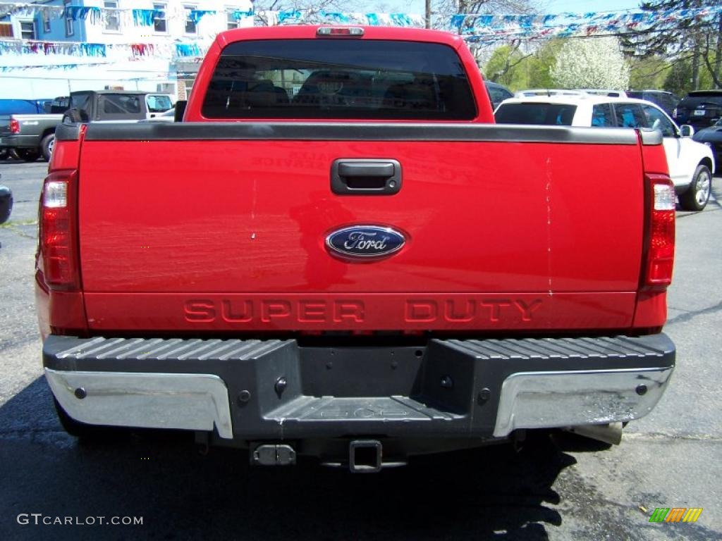 Vermillion Red 2010 Ford F350 Super Duty XLT Crew Cab Dually Exterior Photo #48715435