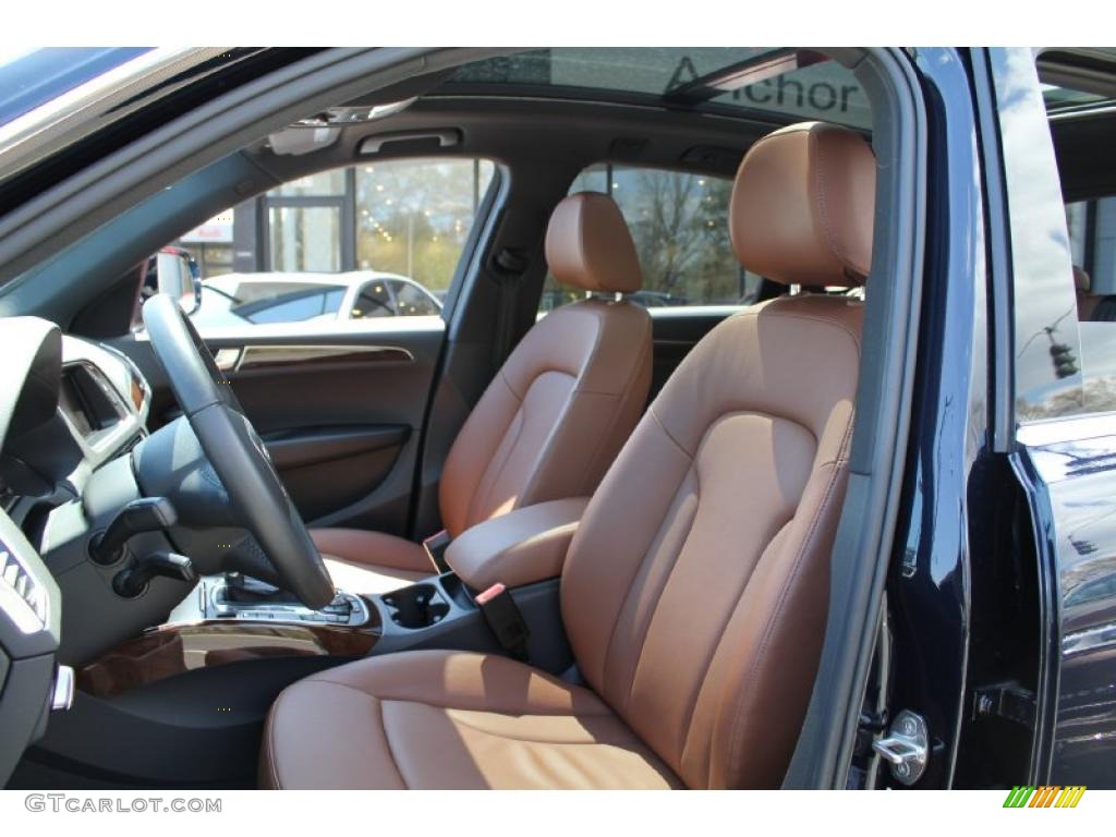 2011 Q5 2.0T quattro - Deep Sea Blue Pearl Effect / Cinnamon Brown photo #9