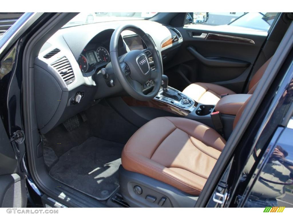 2011 Q5 2.0T quattro - Deep Sea Blue Pearl Effect / Cinnamon Brown photo #10