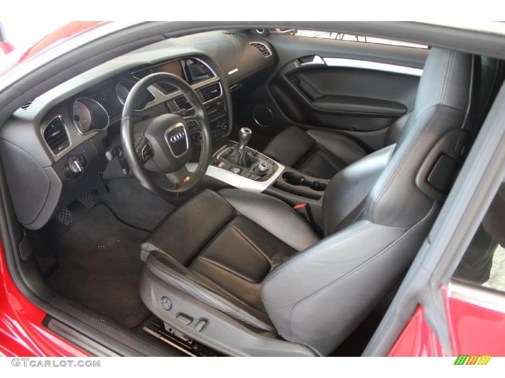 Black Interior 2008 Audi S5 4.2 quattro Photo #48715924