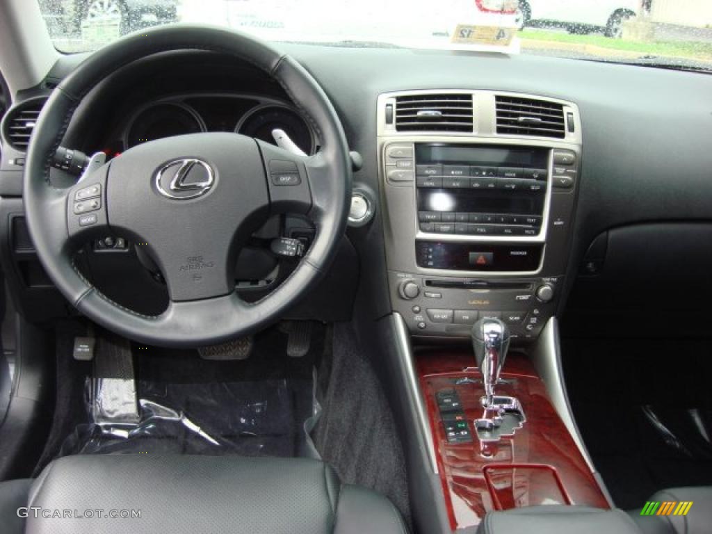 2008 Lexus IS 250 Black Dashboard Photo #48715945
