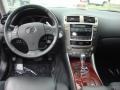 Black 2008 Lexus IS 250 Dashboard