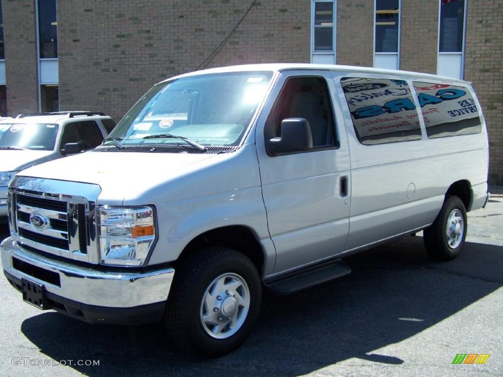 2010 E Series Van E350 XLT Passenger - Sterling Grey Metallic / Medium Flint photo #1