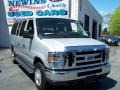 2010 Sterling Grey Metallic Ford E Series Van E350 XLT Passenger  photo #7