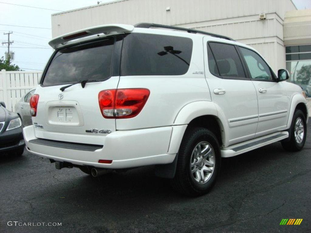 2006 Sequoia Limited 4WD - Natural White / Taupe photo #3