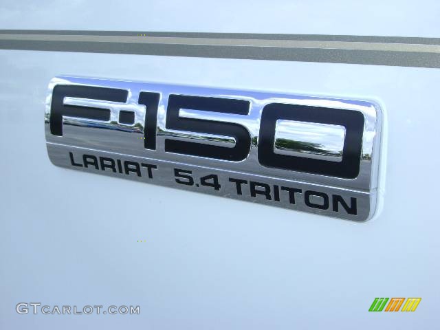 2006 F150 Lariat SuperCrew - Oxford White / Tan photo #12