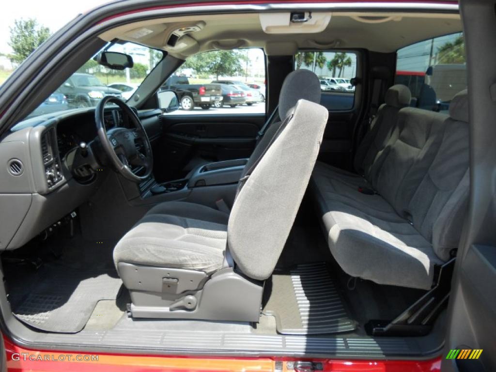 2005 Silverado 1500 LS Extended Cab - Victory Red / Dark Charcoal photo #13