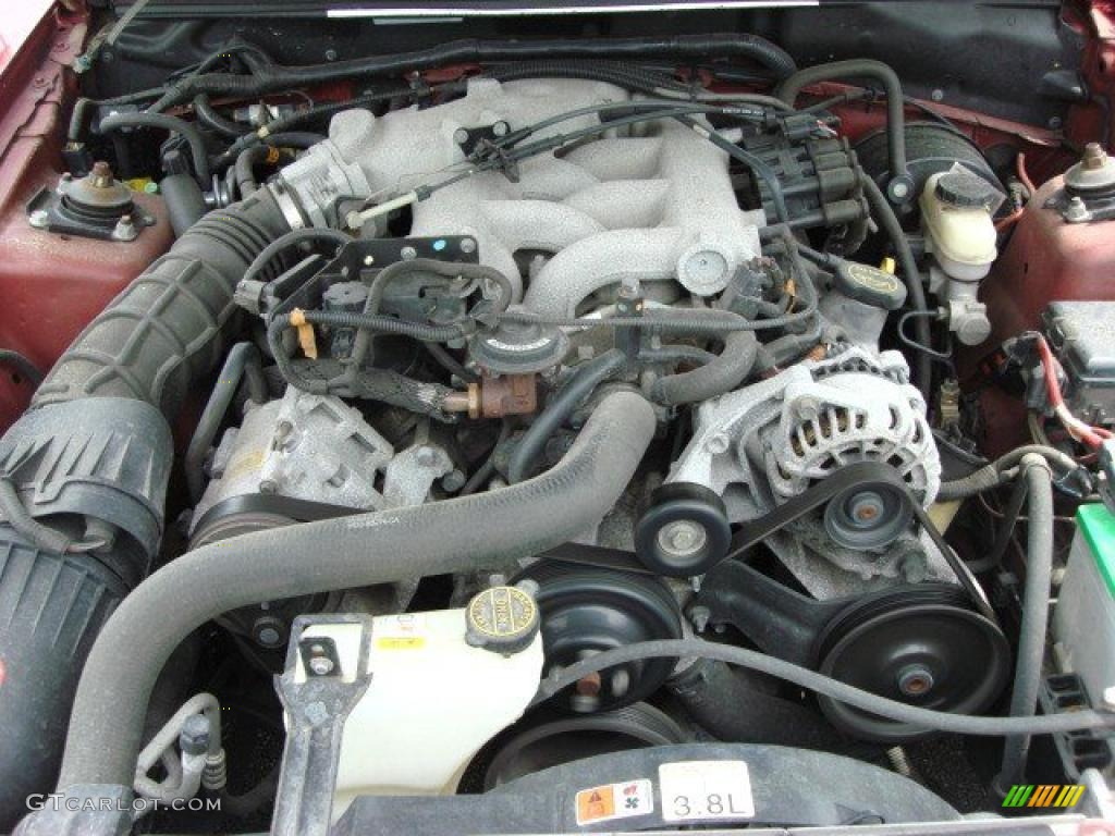 2004 Ford Mustang V6 Coupe 3.8 Liter OHV 12-Valve V6 Engine Photo #48717970