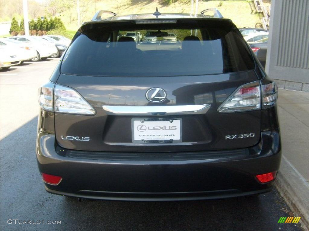2010 RX 350 AWD - Truffle Brown Mica / Parchment/Brown Walnut photo #4