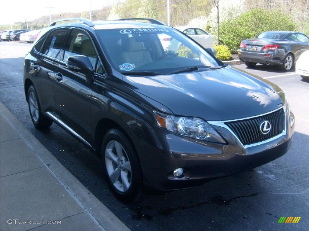 2010 RX 350 AWD - Truffle Brown Mica / Parchment/Brown Walnut photo #6