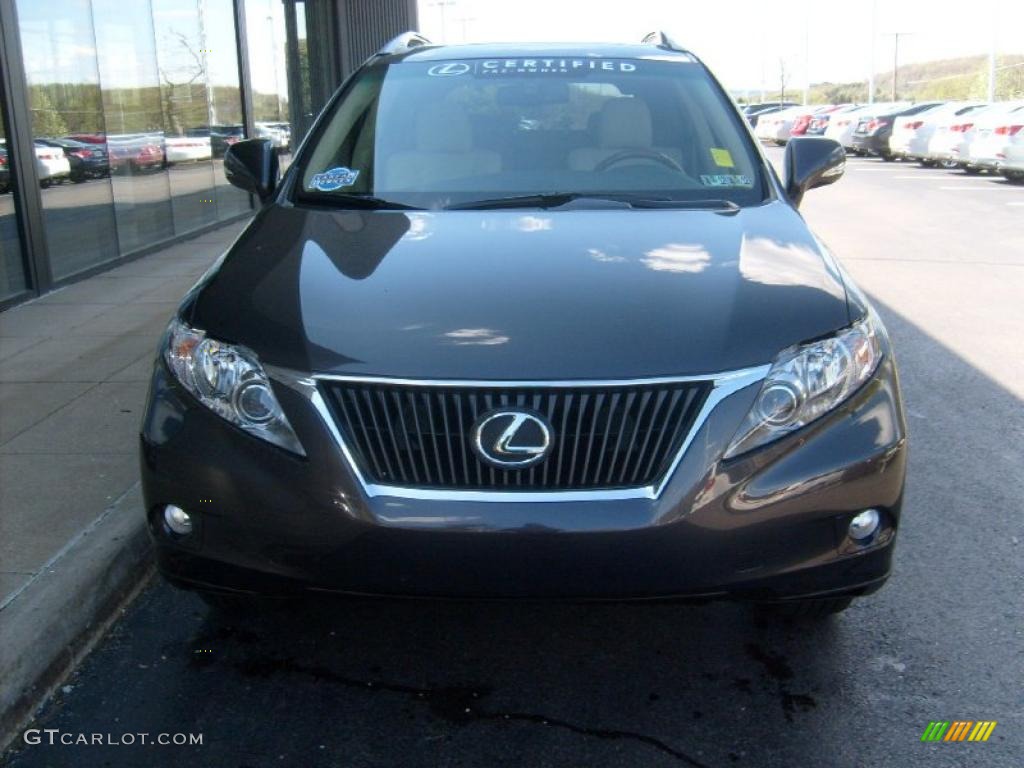 2010 RX 350 AWD - Truffle Brown Mica / Parchment/Brown Walnut photo #7