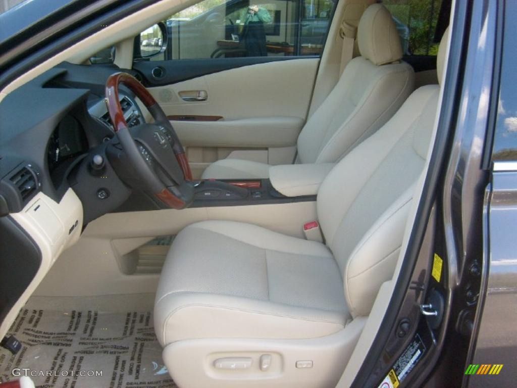 2010 RX 350 AWD - Truffle Brown Mica / Parchment/Brown Walnut photo #9