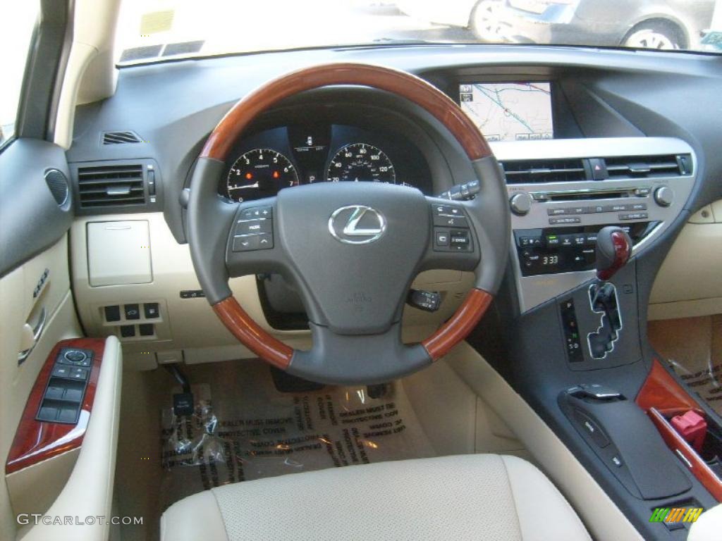 2010 RX 350 AWD - Truffle Brown Mica / Parchment/Brown Walnut photo #13