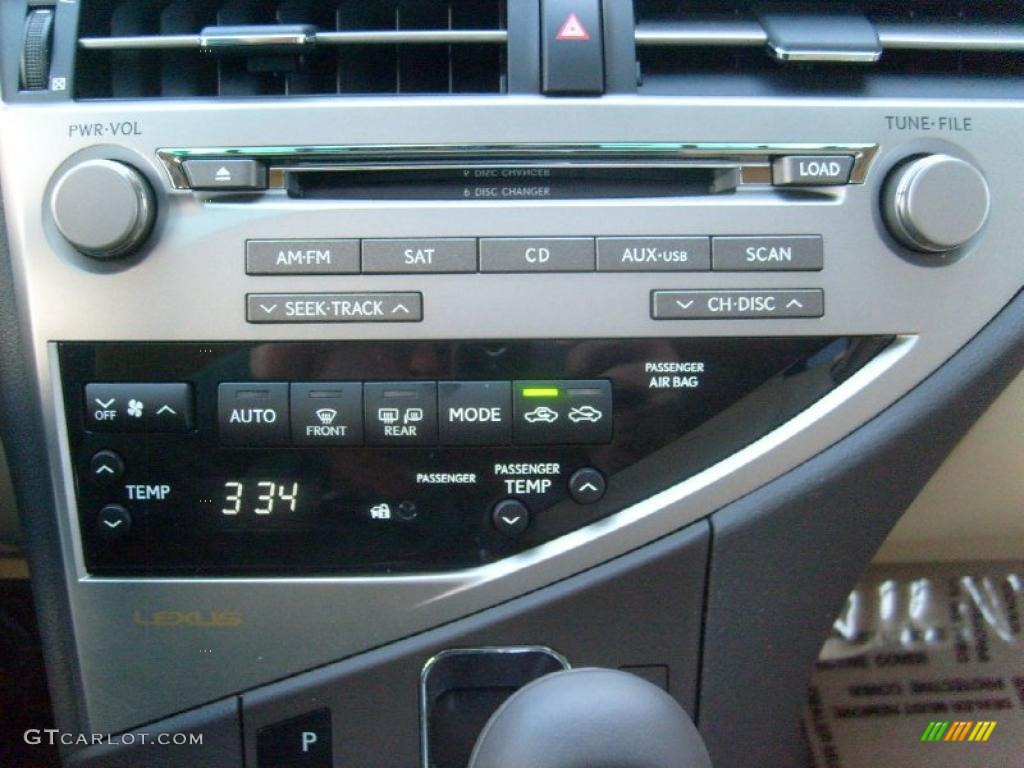 2010 RX 350 AWD - Truffle Brown Mica / Parchment/Brown Walnut photo #19