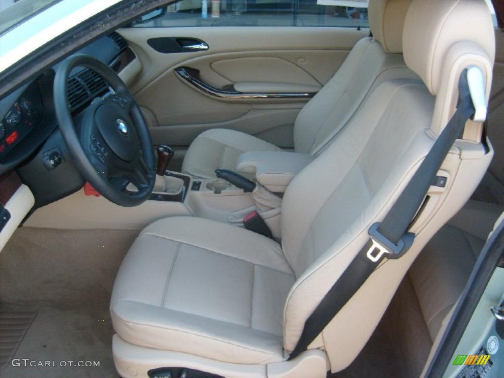 Sand Interior 2003 BMW 3 Series 325i Convertible Photo #48718388