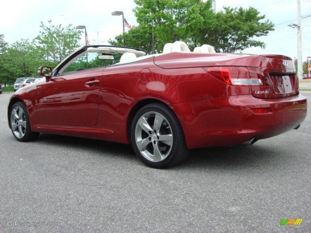 Matador Red Mica 2010 Lexus IS 350C Convertible Exterior Photo #48718565
