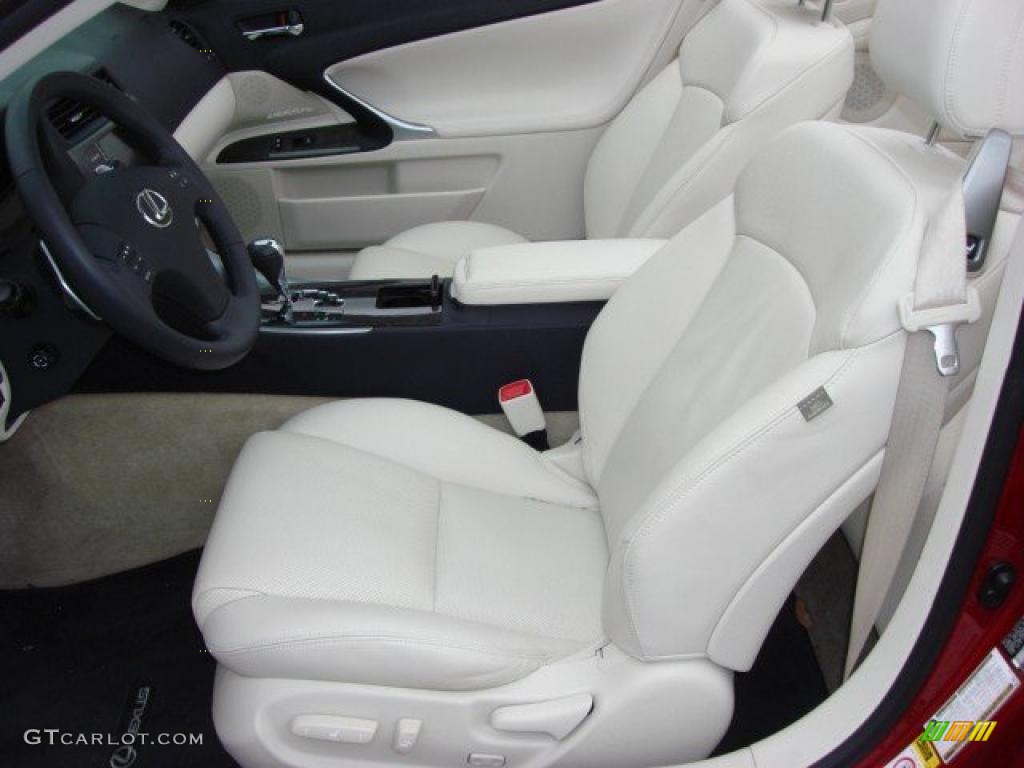 Alabaster Interior 2010 Lexus IS 350C Convertible Photo #48718616