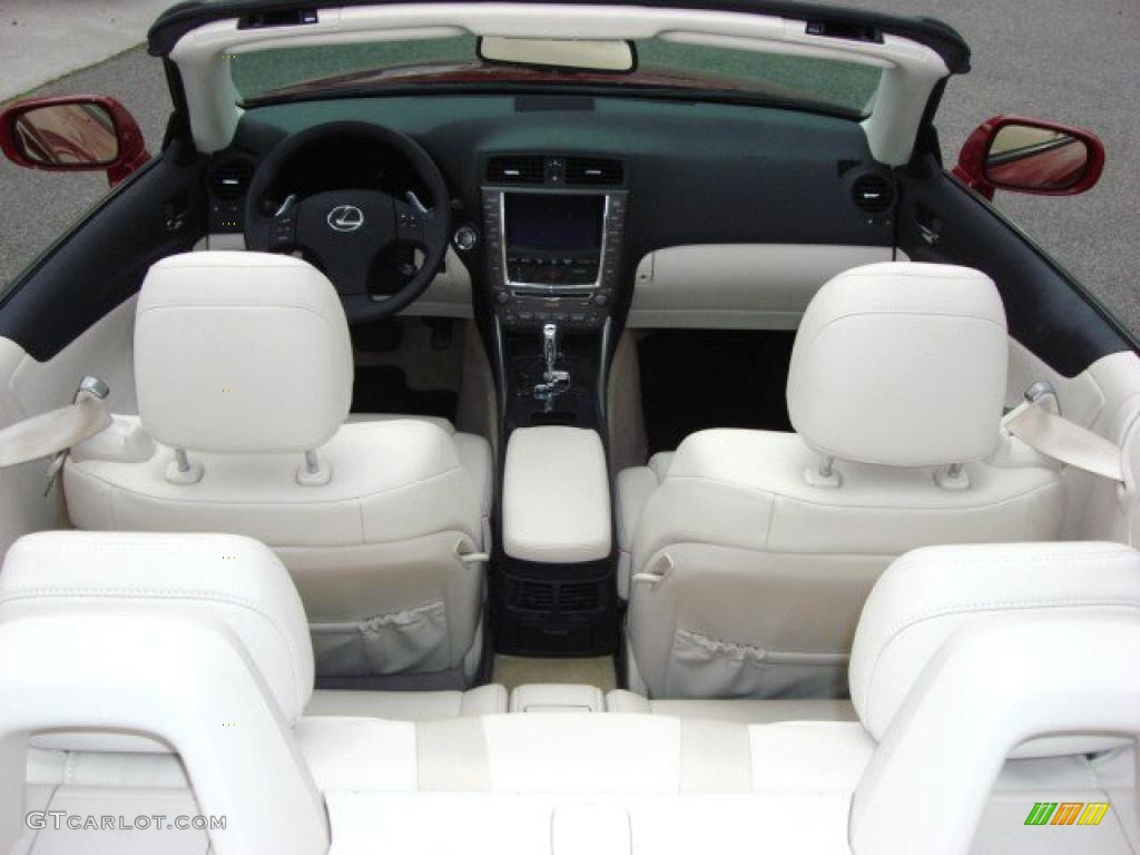 Alabaster Interior 2010 Lexus IS 350C Convertible Photo #48718640