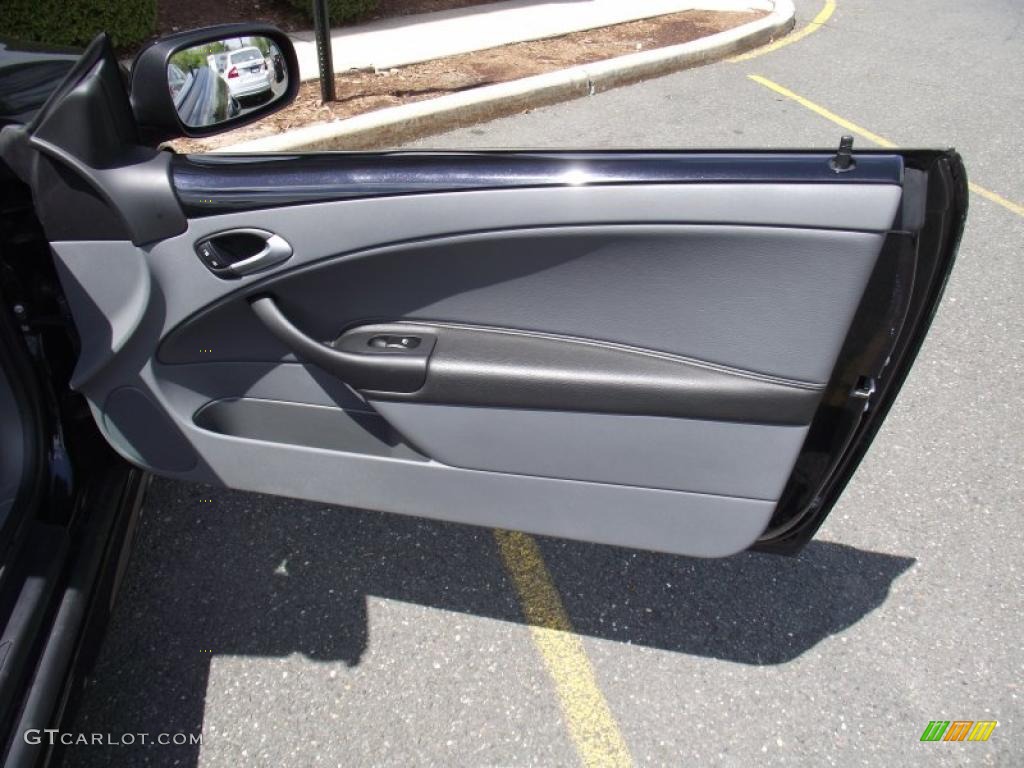 2007 Saab 9-3 Aero Convertible Gray Door Panel Photo #48718859