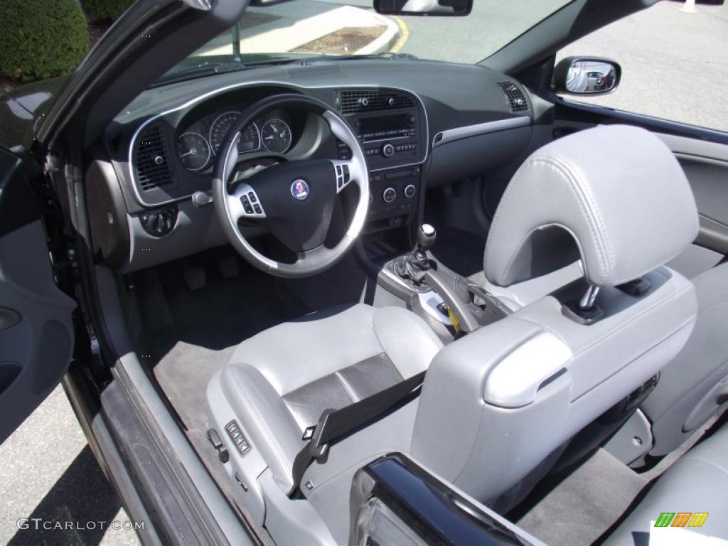 Gray Interior 2007 Saab 9-3 Aero Convertible Photo #48718910