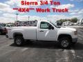 Summit White - Sierra 2500HD Work Truck Regular Cab 4x4 Photo No. 1