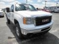 Summit White - Sierra 2500HD Work Truck Regular Cab 4x4 Photo No. 2