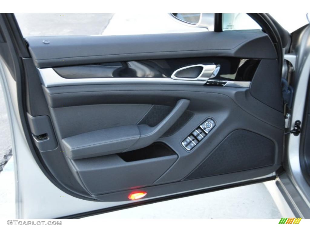 2010 Porsche Panamera S Black Door Panel Photo #48719938