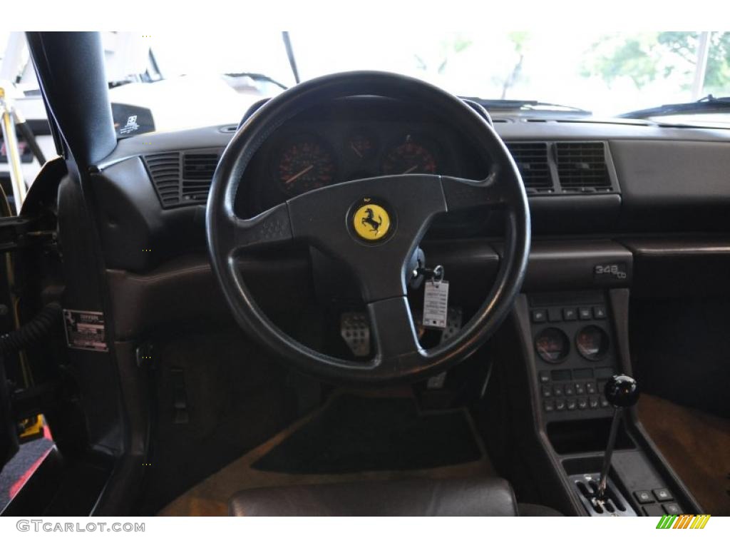 1990 Ferrari 348 TB Brown Dashboard Photo #48720446