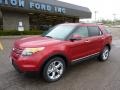 2011 Red Candy Metallic Ford Explorer Limited 4WD  photo #8