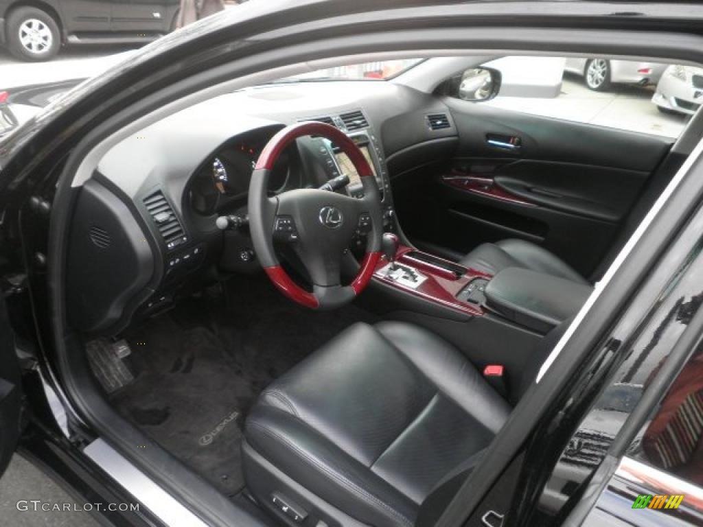 Black Interior 2010 Lexus GS 350 AWD Photo #48721223
