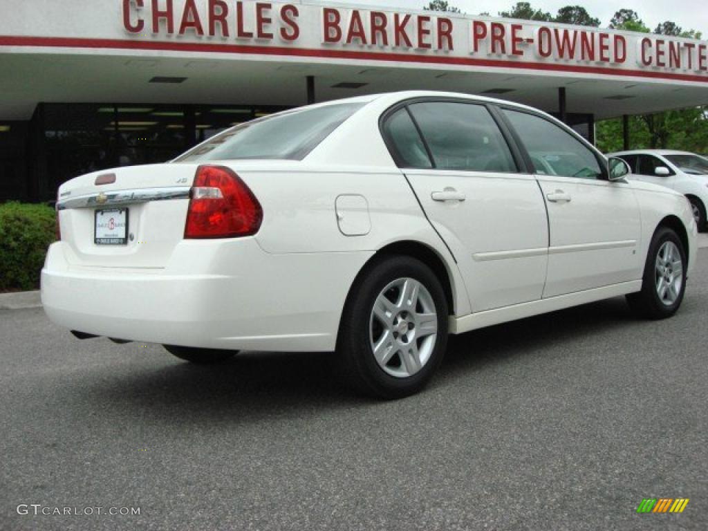 2008 Malibu Classic LS Sedan - White / Titanium Gray photo #3